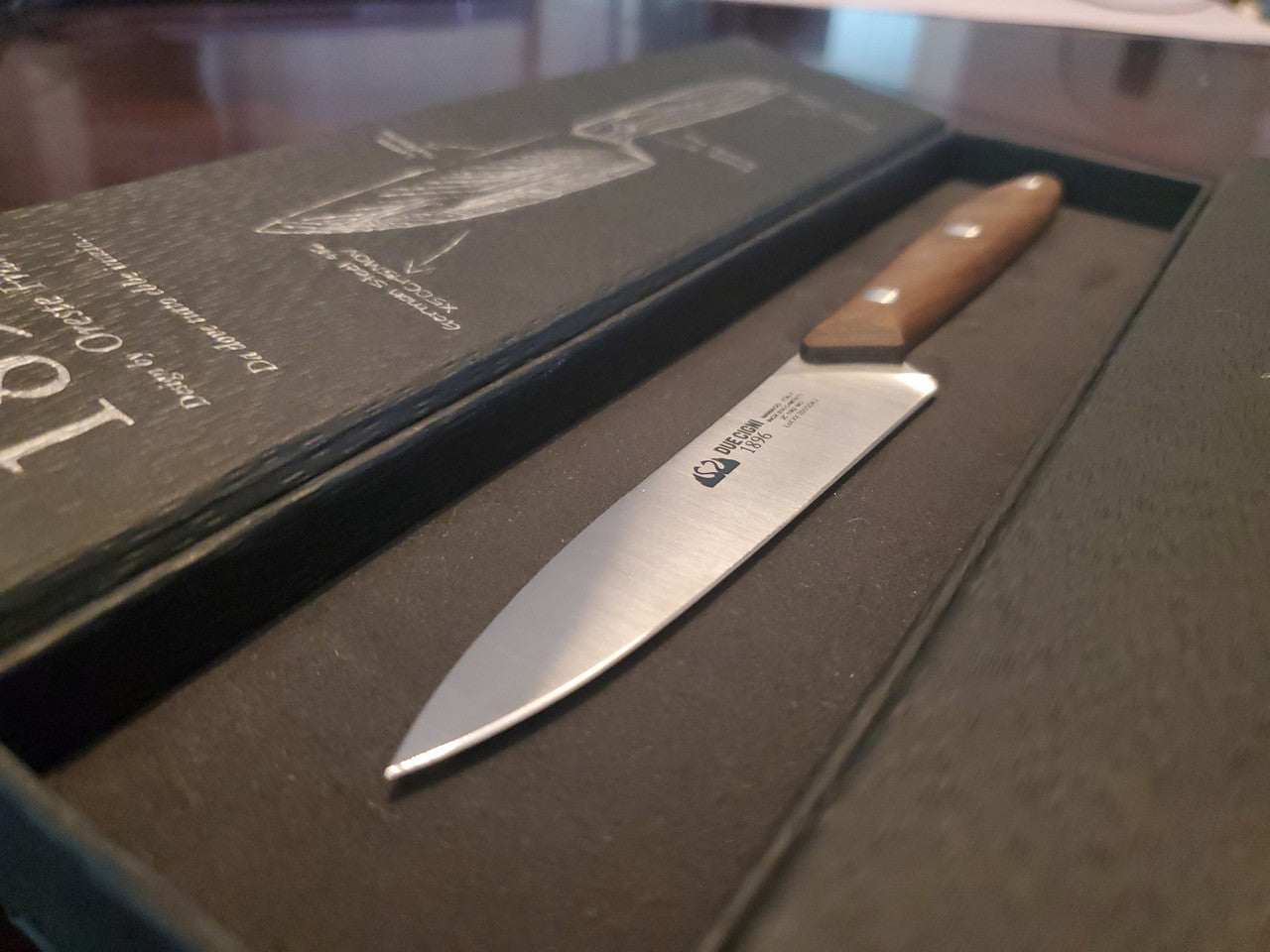 Due Cigni Walnut Handle Paring Knife