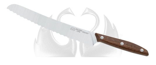 Due Cigni Walnut Bread Knife (DC-12)