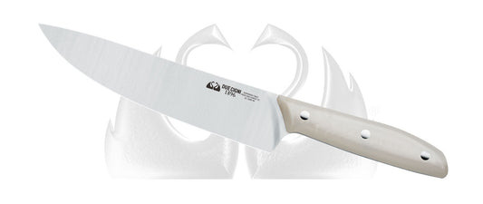 Due Cigni White Handle Chef's Knife