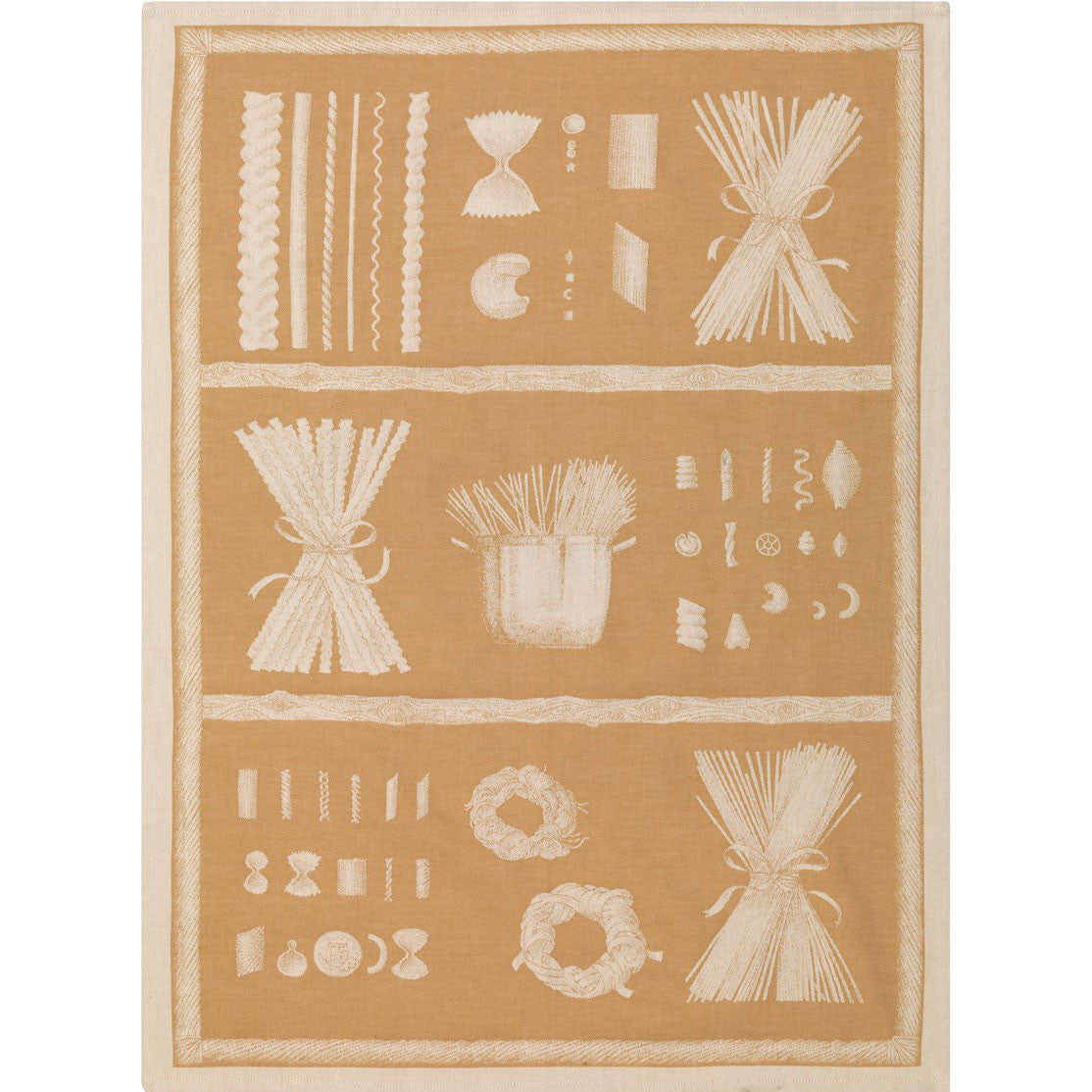 "Slow Food - Pasta" Linen Towel